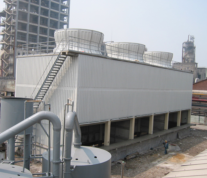 Steel concrete structure cooling tower