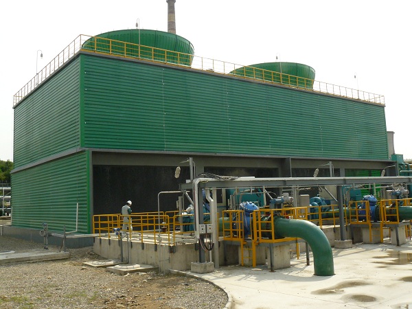 Steel concrete structure cooling tower