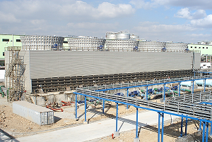 Steel concrete structure cooling tower